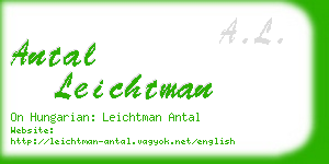 antal leichtman business card